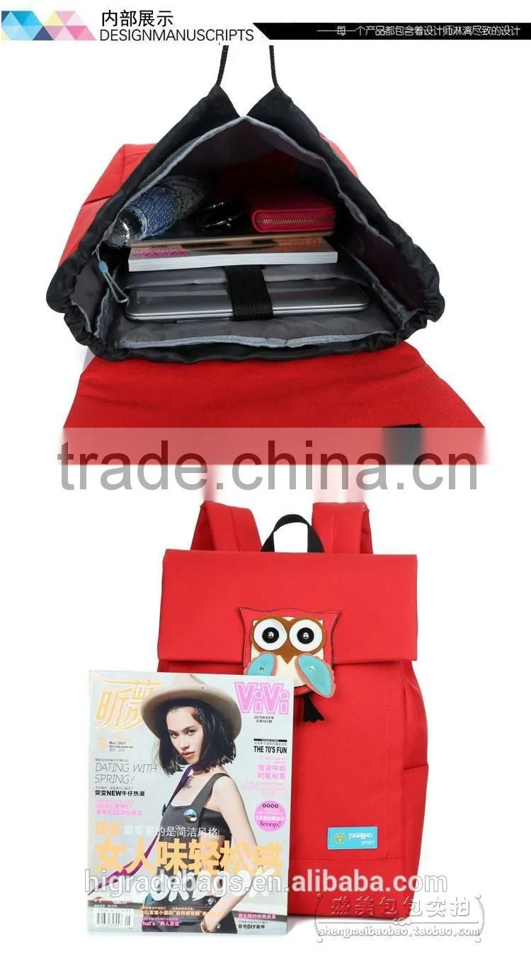 cute cartoon custom backpack school bag