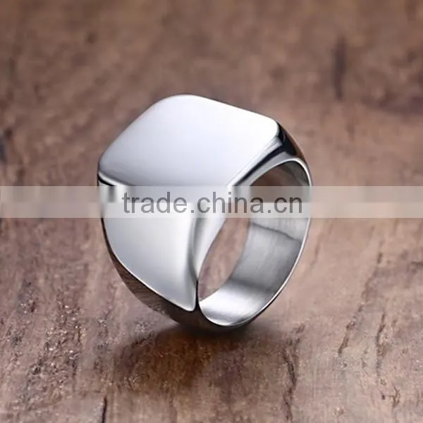 Black Men Stainless Steel Finger Ring ZTRC-294
