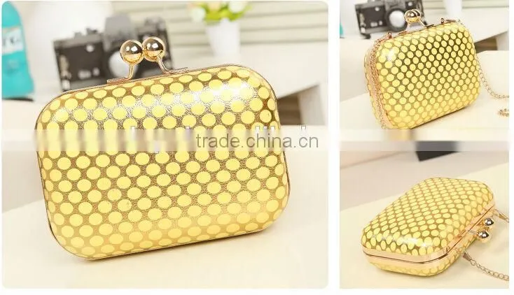 2014 PU leather evening bags fashion clutch Evening Bag