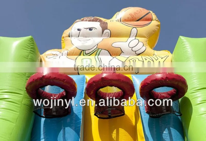 Inflatable basketball goal for shooting games/inflatable basketball field