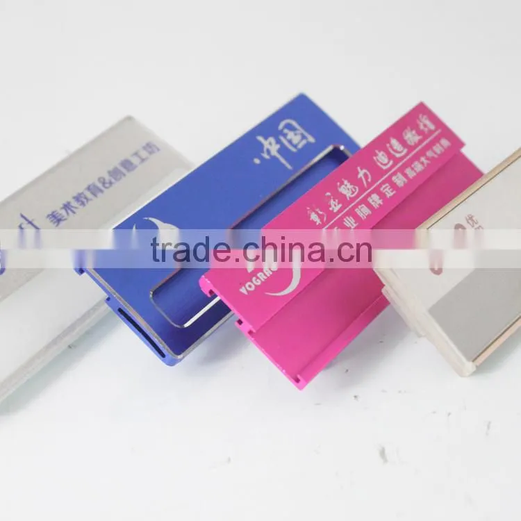 Custom Aluminum Alloy Desk Nameplate