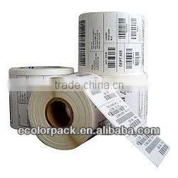 Customized logo Paper Adhesive Barcode Label
