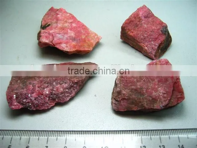 rhodonite rough stone specimen
