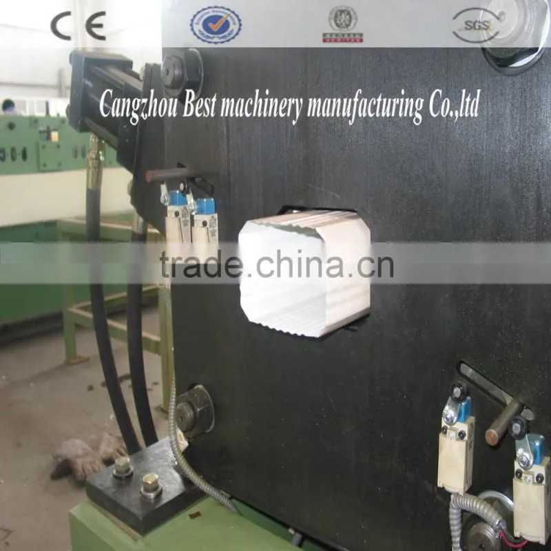 metal rain spoutdown tube roll forming machine