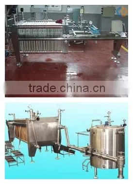 brewery equipment for beer filtration system