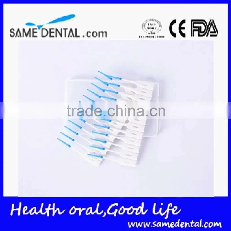 High quality silicon dental brush interdental 24pcs pack oral care FDA approved