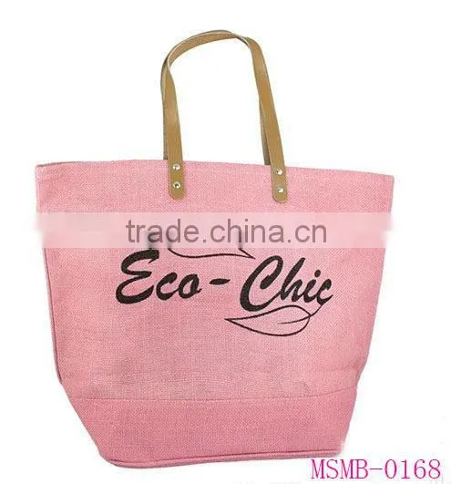 100% pure linen drawstring bag for shopping and gift