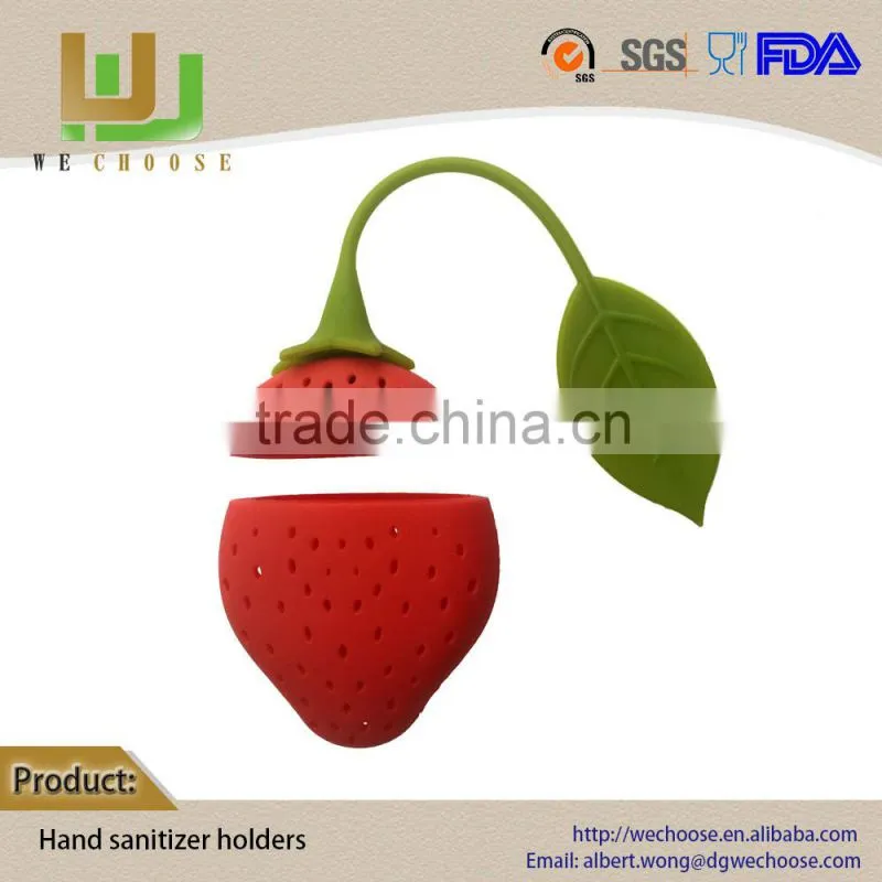 Cute Design Recyclable Convenient mini silicone green tea bag ,good choice for tea lovers