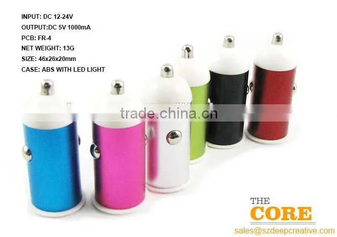D1 Single USB port car charger,1 port car charger,cheap car usb charger,auto charger