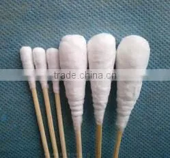 100pcs hot sale wooden stick cotton buds