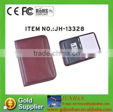 promotional pu leather 8 digits notebook with calculator