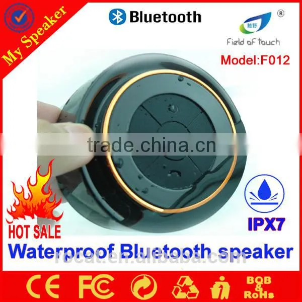 Model F012 2015 New arrival Bluetooth mini speaker,Bluetooth waterproof speaker,mini waterproof wireless bluetooth