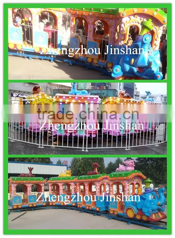 customized electric track train, under sea world train ride for sale