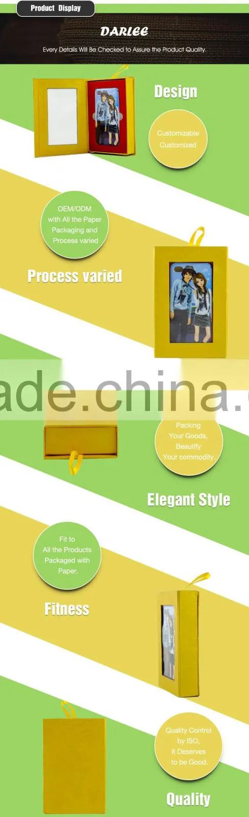 ShenZhen empty UV book shape recyclable paperboard iphone case paper packing box with logo