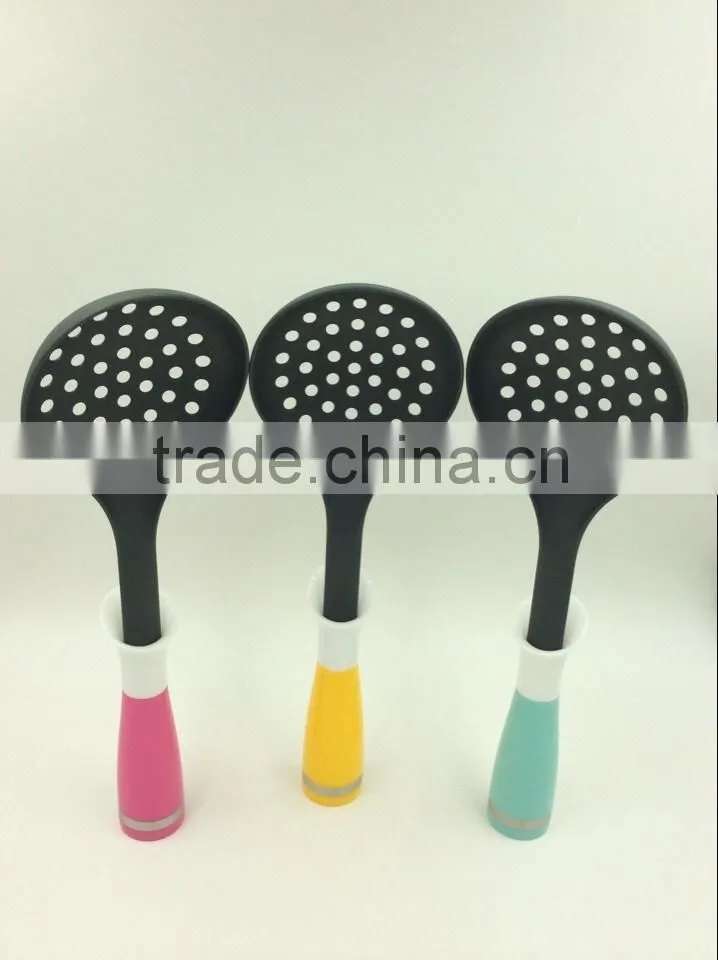 2015 Fashion colourful mini PP+nylon kitchen utensil set nylon kitchen tools, cook ware set,7pcs nylon kitchen tools set NL71