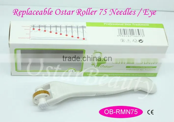 ( CE Proof ) beauty roller replaceable head dermaroller RMN 75