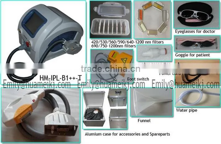 factory price !!! huamei OPT IPL Hair Removal machine/Wrinkle Removal