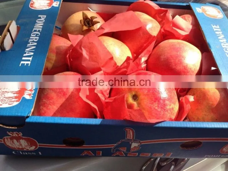 Packing / Color/Sizes/ Container of Fresh Pomegranates