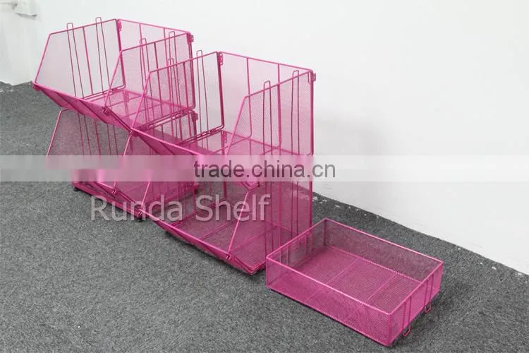 RD-Basket hanging racks metal stand display rack shelf for souvenirs