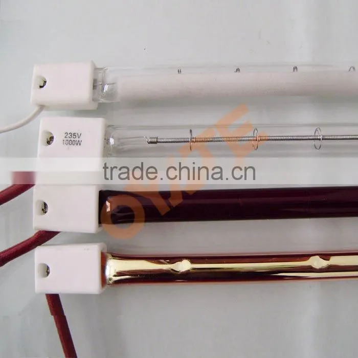 Infrared quartz electrical halogen heaters