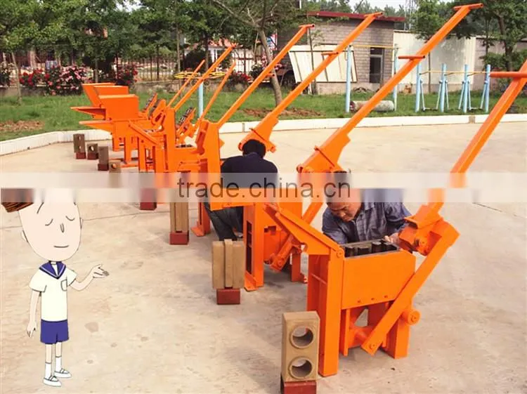 Neweek environmental small manual clay brick making machine for sale