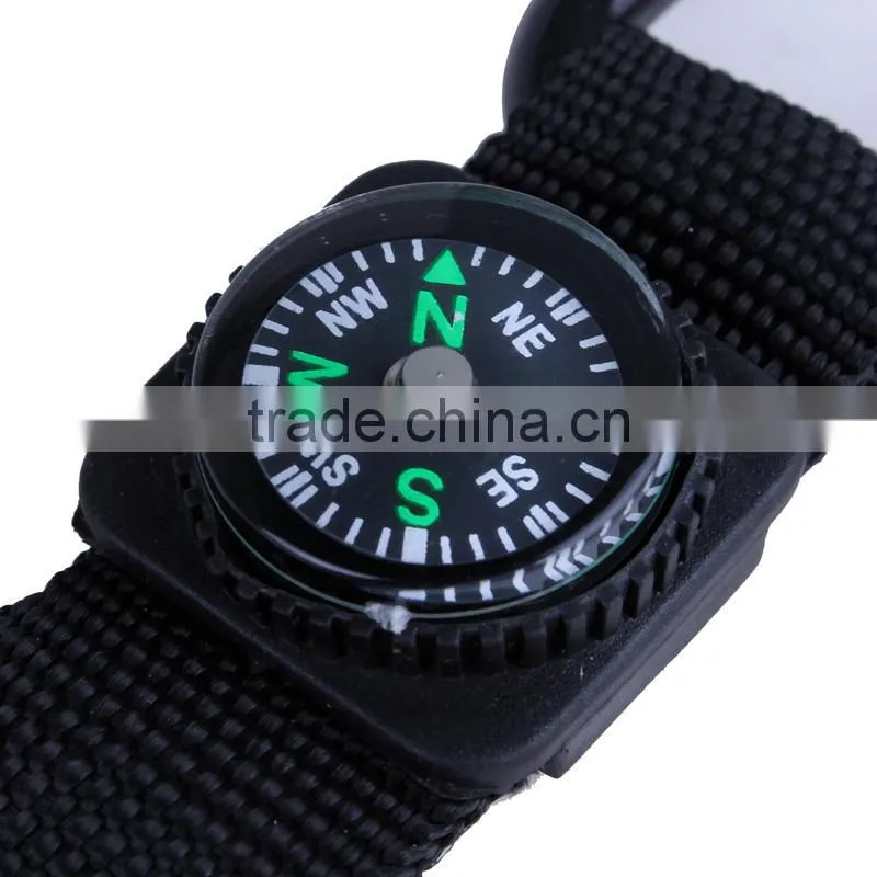 Mountaineering buckle compass