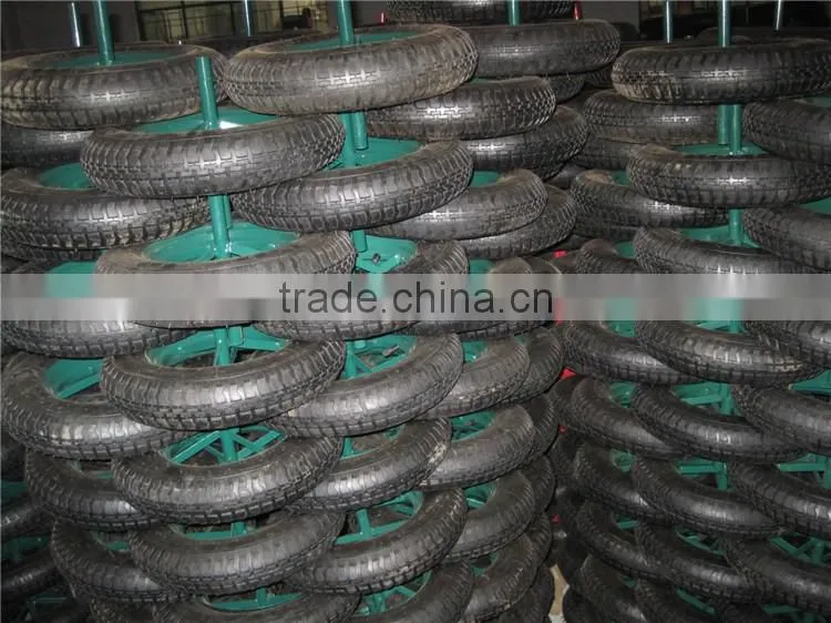 Cheap wheelbarrow Tire /rubber wheel for trolley /Pneumatic wheels for wheel barrow