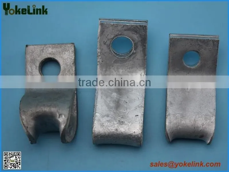 Pole line hardware overhead line fitting carbon steel guy attachment