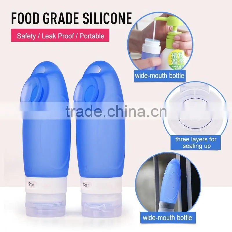 China factory soft squeeze bottle TSA Travel set bottles