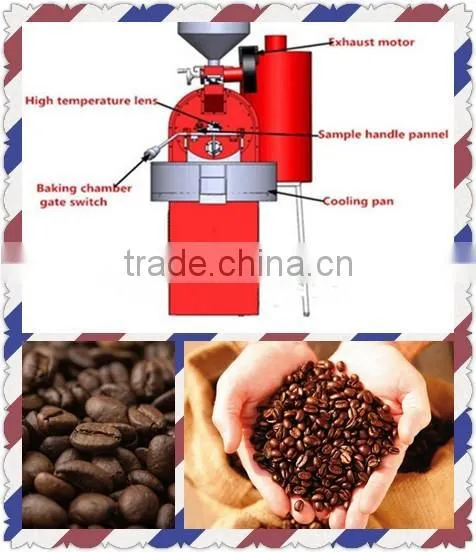 5kg professional granteed Coffee Roaster/cocoa bean roasting machine for sale