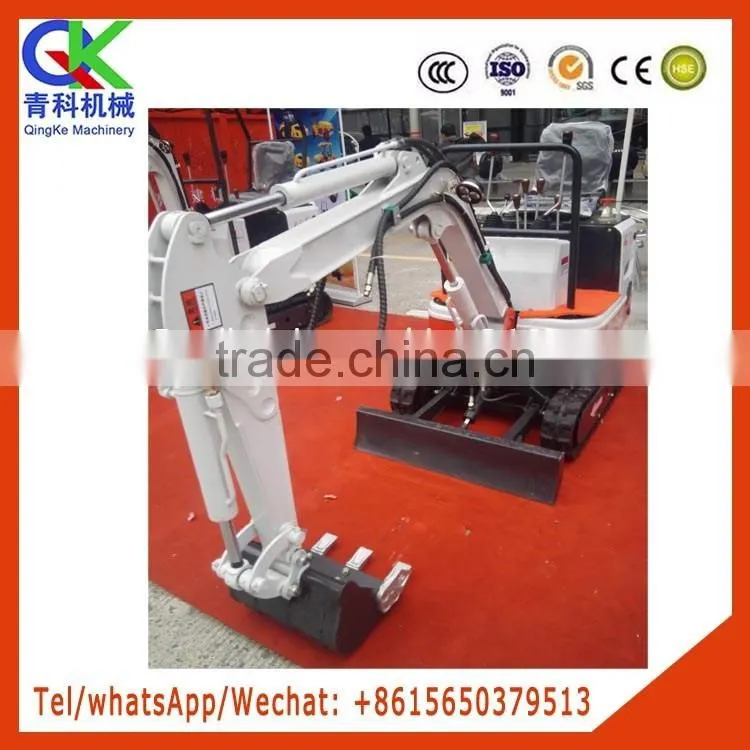 agriculture track trench excavator with various drill head