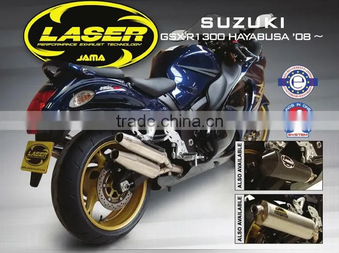 For SUZUKI GSX-R1300 2008- SM Motorcycle Exhaust Pipe LASER "X-treme" Exhaust system