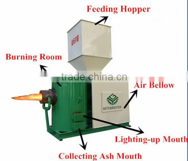 Clean Fuel Biomass Pellet Burner