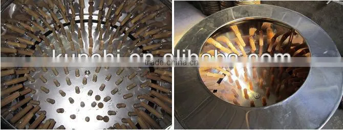 stainless steel poultry feather removal machine / chicken/duck/goose/pigeon/quail plucker/ deharinf machine with high quality