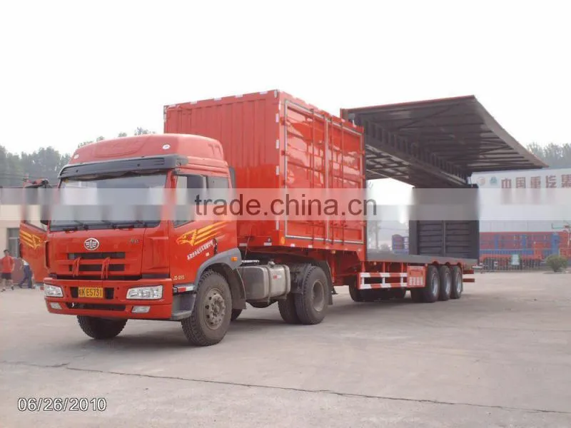 hot sale !!! 3 axle van truck trailer