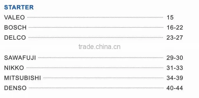 Jinhua auto Mazda truck SL starter motor for T3500 Engine