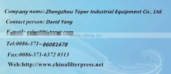 big stress round plate filter press