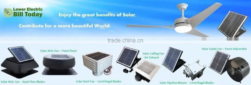 vent goods solar panel ceiling fan solar fan for home appliance heat exchanger solar battery