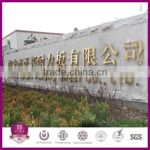 6/8mm transparent polycarbonate roofing sheets for greenhouse