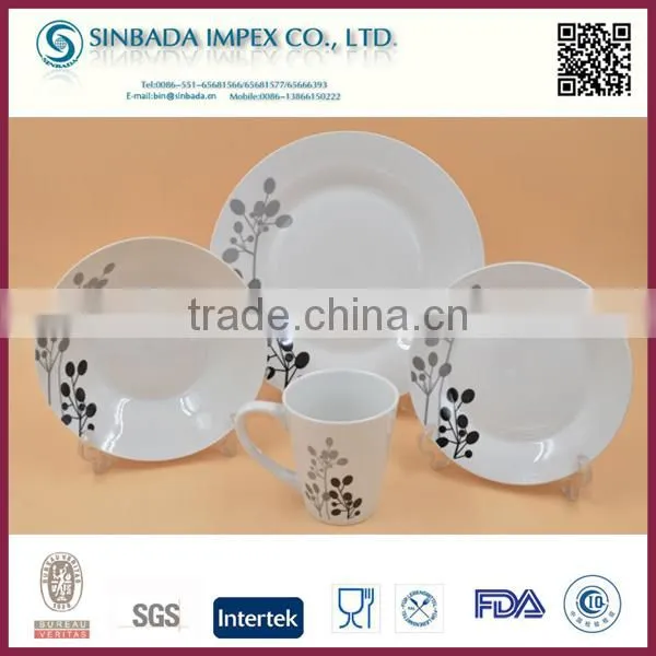 16pcs Low Prices Ceramic Dinner Plate Sets