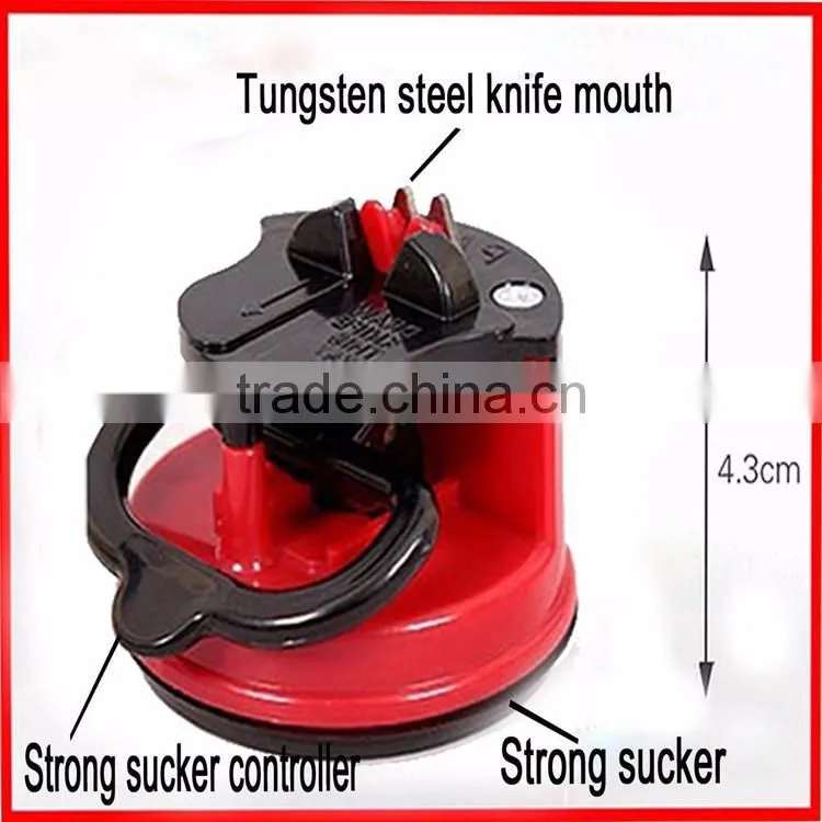 Kitchen Knives Quickly Serrated Best Knife Sharpener with Suction Pad