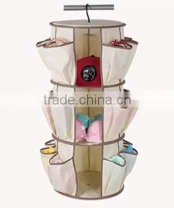 Multipocket hanging container Smart Carousel Organizer