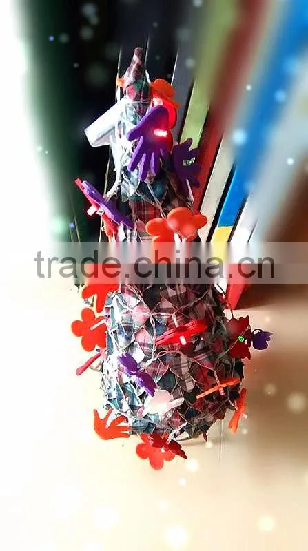 Wholesale outdoor decoration lights Christmas LED felt icicle light