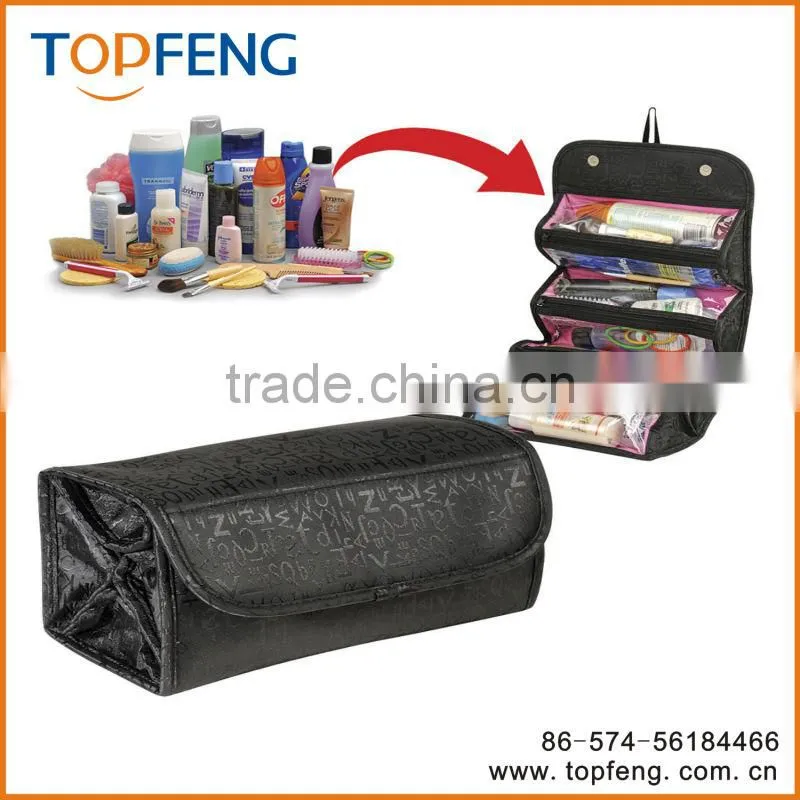 roll n go Cosmetic bag/Travel cosmetic bag /4 COMPARTMENT case