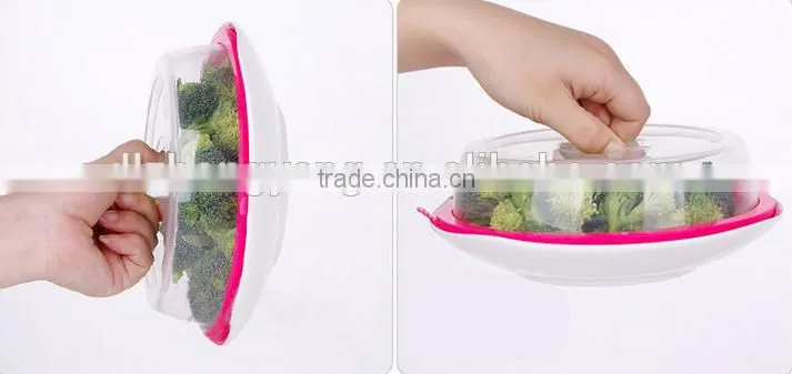 Prevent oil splash Food heating Insulation Plastic Microwave cover