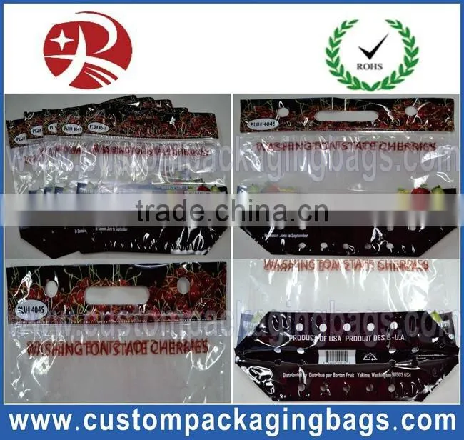 Zip Lock Bottom Gusset Fruit Vegetable Laminated Bunch Bag