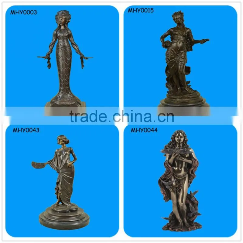 Resin skanky sexy Nude Girl Statues