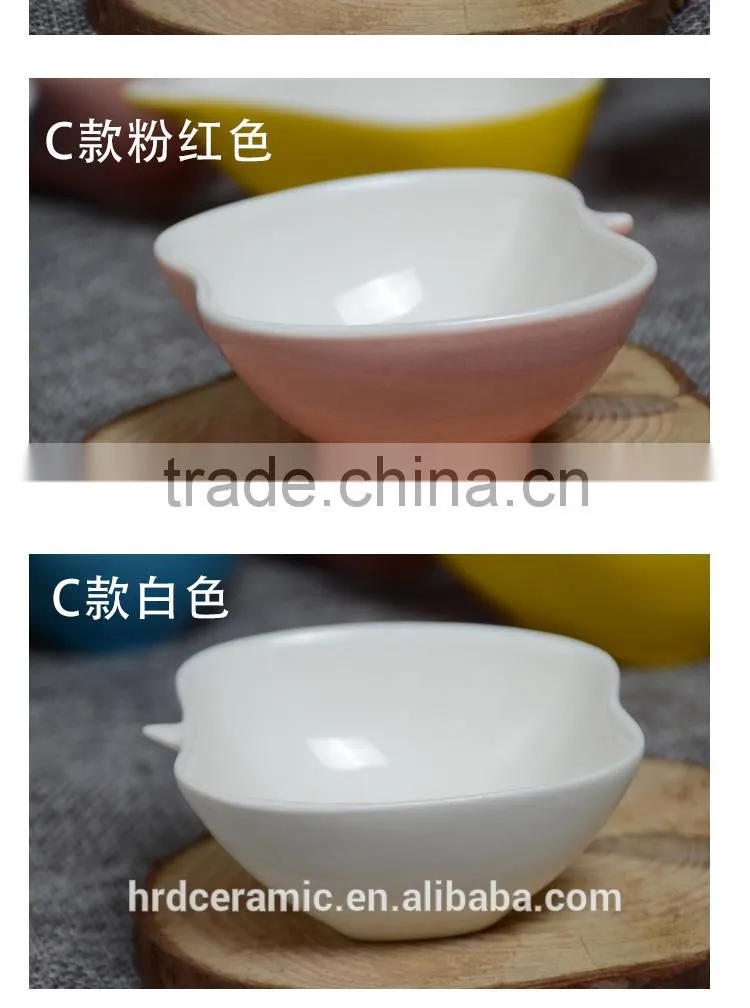 Creative stocked small ceramics dish,sauce dish ,creative dish, snack dish