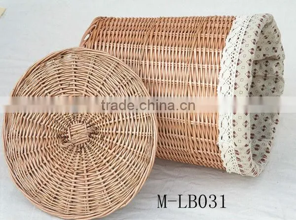 Beautiful rattan wicker Laundry basket with lids & large storage basket