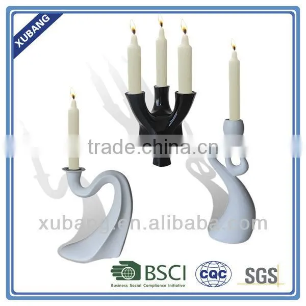 poly resin wholesale high quality Bird and twig candle holder